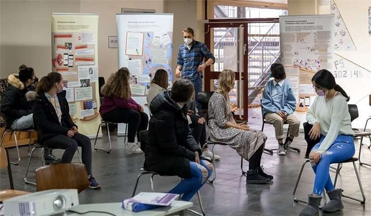 Die Schülerinnen und Schüler konnten selbst ihre Erfahrungen einbringen.