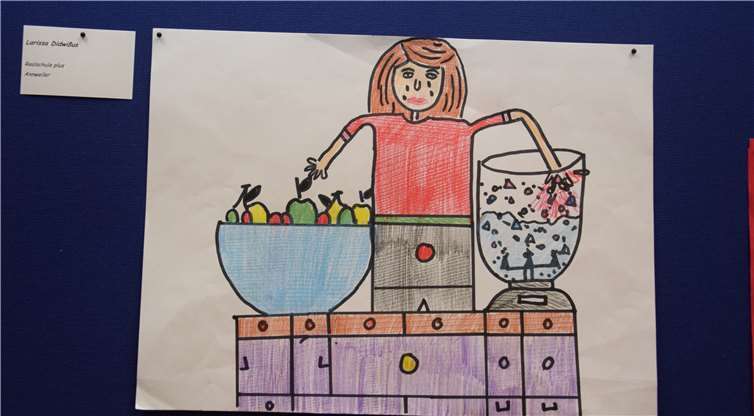 Die Schülerinnen und Schüler legten bei ihren Kunstwerken viel Kreativität an den Tag.
