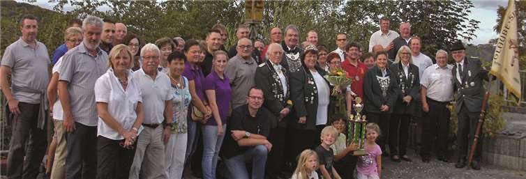Die Schützen aus Lay freuten sich über eine gelungene Veranstaltung.  Pri+vatR:\1##Mails\Rhein-Mosel UR