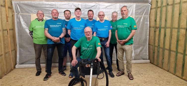 Die Schützen der St. Hubertus Schützenbruderschaft Niedermendig auf ihrer neuen Schießanlage. Foto: privat