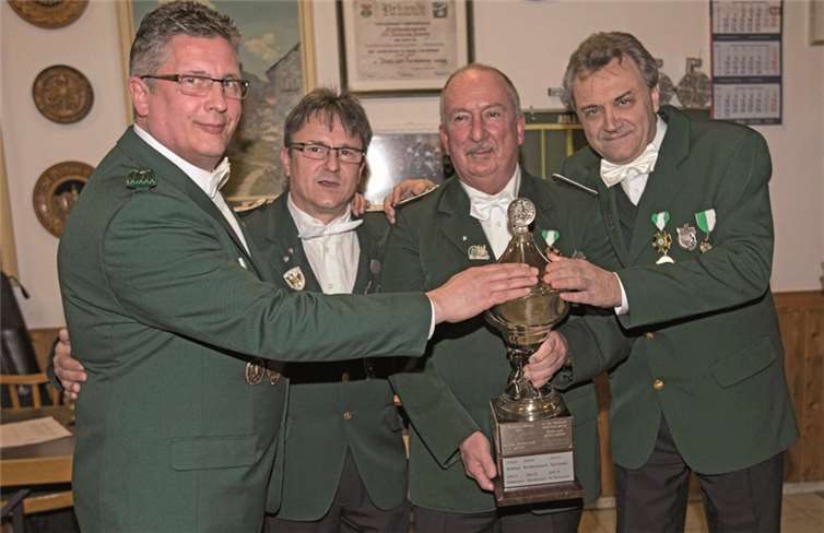 Die Schützen freuen sich. privat