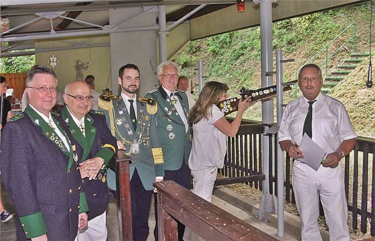 Die Schützen konnten auf zahlreiche Geldadler anlegen.RÜ