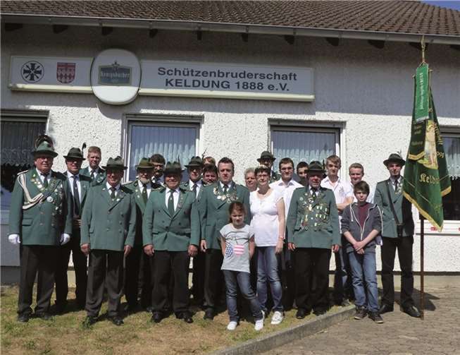 Die Schützenbruderschaft Keldung freut sich auf viele Gäste. privat