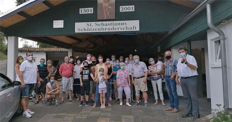 Die Schützenfamilie feierte einen gemütlichen Grillnachmittag. Foto: privat