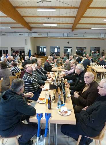 Die Schützenhalle war bei der Veranstaltung gut besucht.