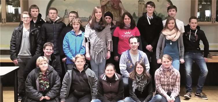 Die Schützenjugend Voreifel bei Generalversammlung und Neujahrsempfang. privat