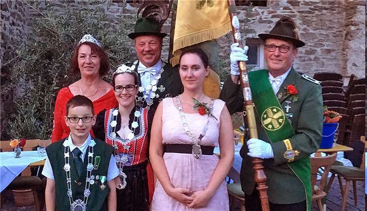Die Schützenkönige des diesjährigen Schützenfest. Foto: R. Günther