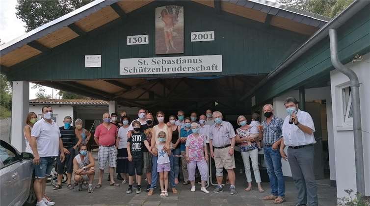 Die Schützenschwestern und Schützenbrüder trafen sich zu einem Grillnachmittag. Foto: privat