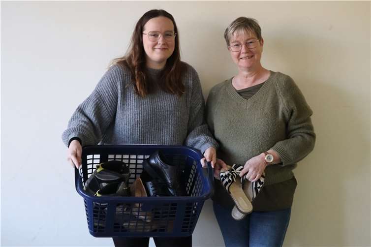 Die Schuhsammelaktion ist hervorragend angelaufen.  Foto: privat