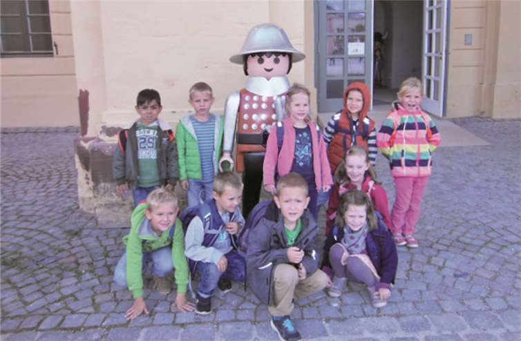 Die Schukis zu Besuch in der Playmobilausstellung. privat