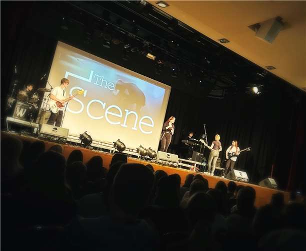 Die Schulband „The Scene“.