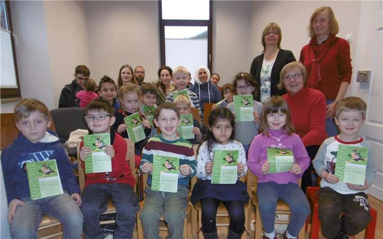 Die Schulfüchse, wie sich die diesjährigen Vorschulkinder nennen, haben gemeinsam an der Aktion bibfit der KöB St. Remigius, Unkelbach teilgenommen.privat