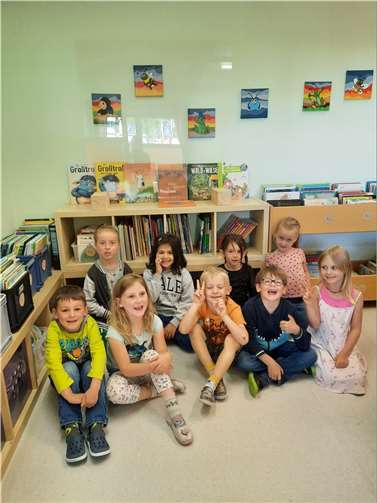 Die Schulkinder der Kita Auenwiese beteiligten sich an der Leseveranstaltung.  Foto: privat
