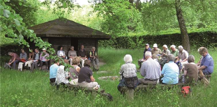 Die Schutzhütte zur Rast kam für die Wanderer wie gerufen. Privat