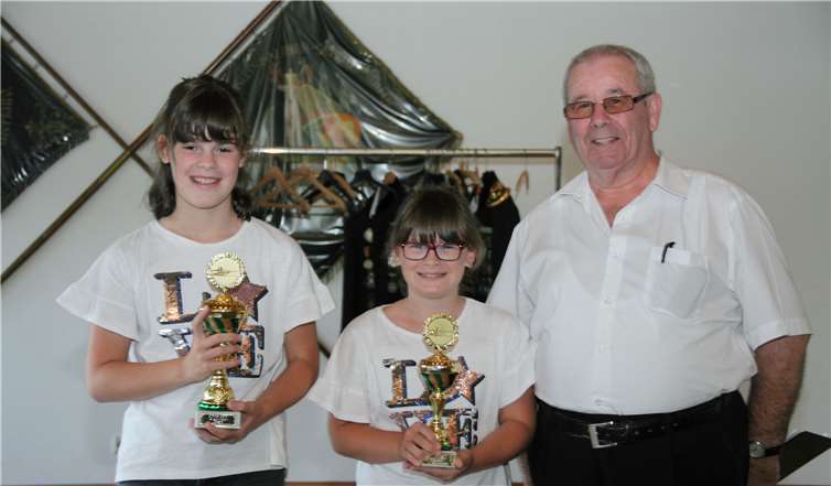 Die Schwestern Lara und Jana Hengsberg aus Bad Bodendorf sicherten sich die Pokale beim Ehrenpreisschießen der Schüler. Zuvor hatten die beiden bereits beim Serienschießen der Jugend hervorragende Platzierungen erzielt. RÜ