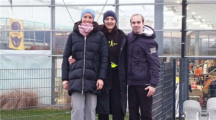 Die Schwimmer brachten sieben Rheinland-Pfalz Meistertitel mit nach Hause. Von links: Anne Deeken, Anke Gilleßen und Mirco Beset.Foto: privat