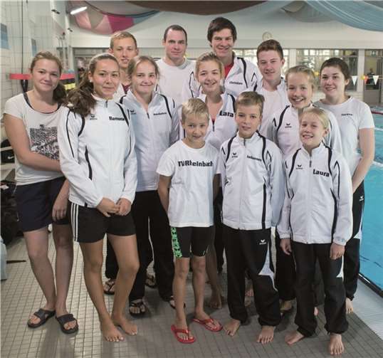 Die Schwimmerinnen und Schwimmer des TV Rheinbach konnten sich über viele Medaillen freuen.privat