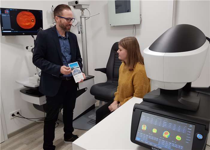 Die Sehanalyse hat bei„mein Optiker“ eine übergeordnete Priorität.