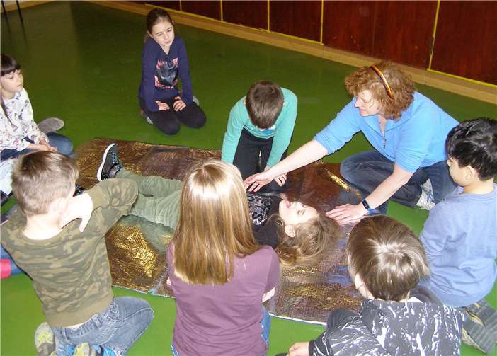 Die Seitenlage wurde schnell erlernt.