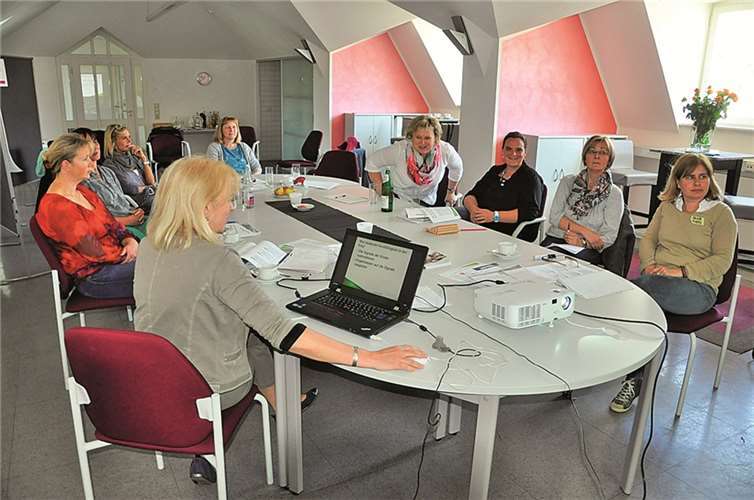 Die Seminarteilnehmerinnen arbeiteten konzentriert in angenehmer Umgebung.Andrea Feld