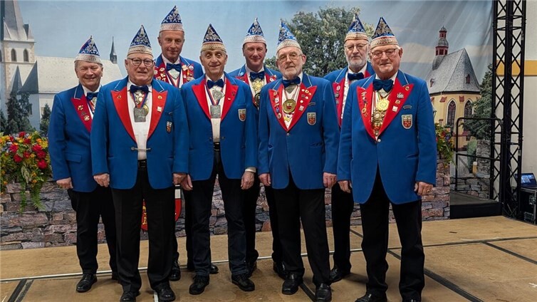 Die Senatoren der KG Unkel.  Foto: Carsten Walbröhl