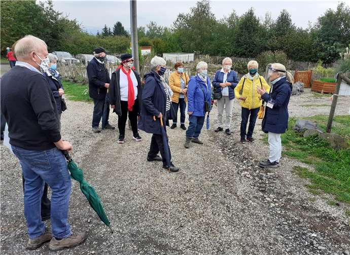 Die SeniorInnen wurden in drei Gruppen aufgeteilt.