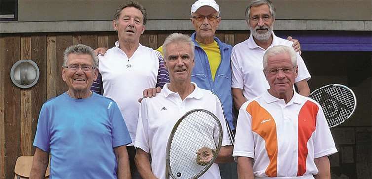Die Senioren 70 des Tennisclubs Dierdorf.privat