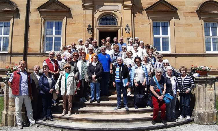 Die Senioren-Union Andernach unter der Leitung von Richard Welter (l.) im Kloster Banz. Foto: privat