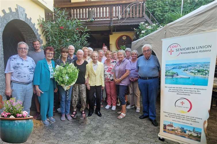 Die Senioren Union Koblenz in Moselweiß. Foto: Rüdiger Brennig