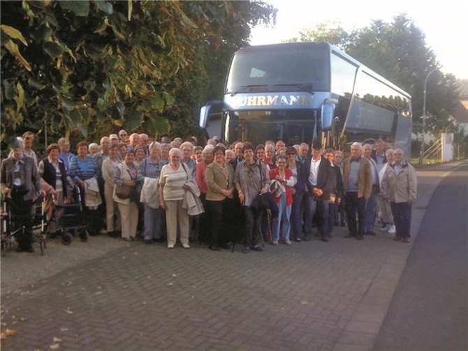 Die Senioren aus Löhndorf beim diesjährigen Ausflug. Privat