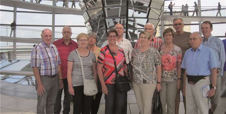 Die Senioren der Feuerwehr Kottenheim erlebten eine informative Reise in Berlin. privat