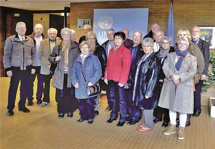 Die Senioren und Seniorinnen aus Swisttal besuchten den UNO Campus in Bonn.privat