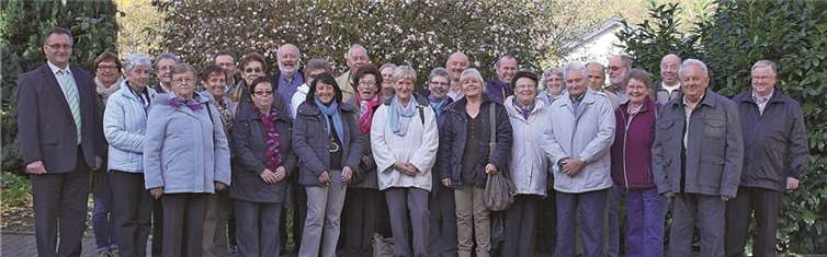 Die Senioren vom Kloster Ebernach am Seniorennachmittag. Privat