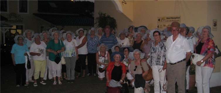 Die Senioren während ihres Ausfluges an die Mosel.privat