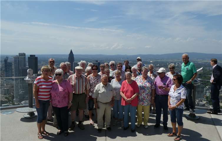 Die Seniorengemeinschaft Hümmerich genoss den herrlichen Ausblick. Foto: privat