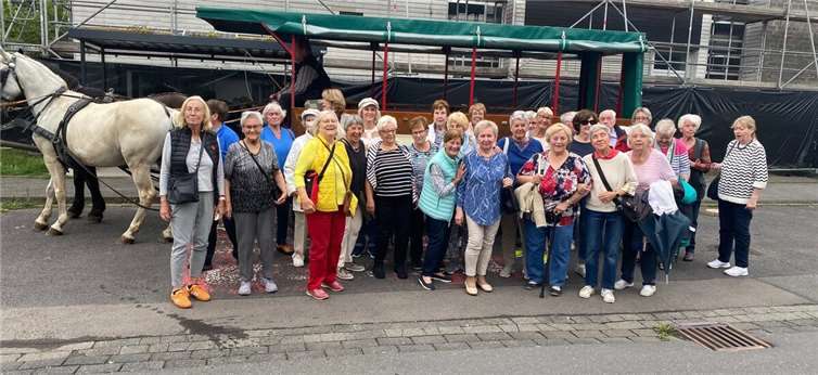 Die Seniorensportgruppe des Turnvereins Bad Breisig nutzte auch in diesem Jahr die sportfreie Zeit während der Sommerferien für ihre traditionelle Kutschfahrt. Foto: privat