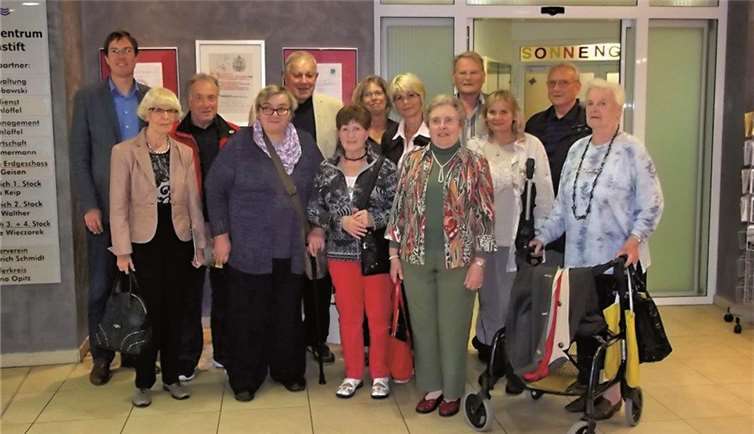 Die Seniorenvertreter wurden im Marienstift empfangen.privat