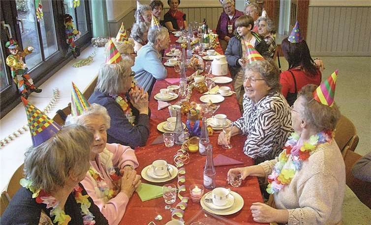 Die Seniorinnen hatten viel Freude an diesem Nachmittag. Privat