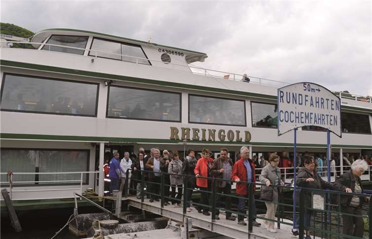 Die Seniorinnen und Senioren genossen den Aufenthalt auf der „MS Rheingold“.privat