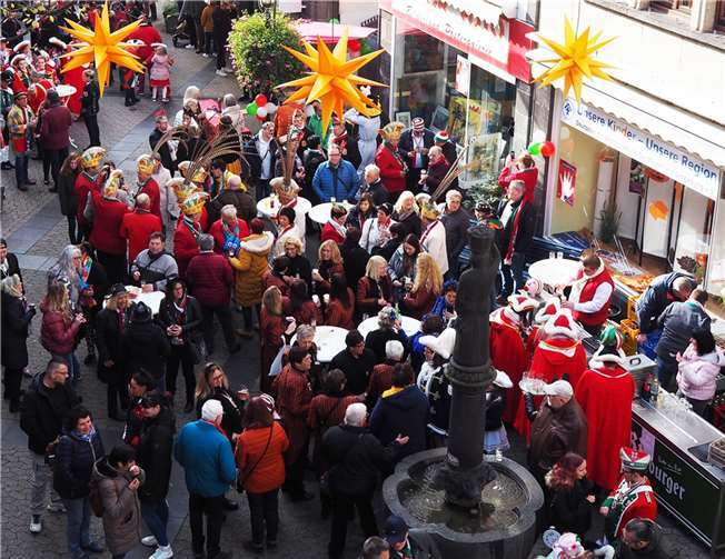 Die Sessionseröffnung findet am 11.11. wieder in der Brückenstraße statt. Foto: Archiv/BS
