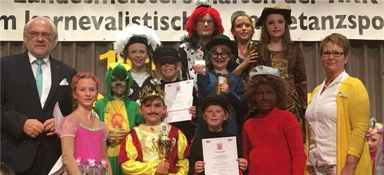 Die Showkometen des NDKVs konnten sich über ihren Erfolg freuen. Fotos: privat