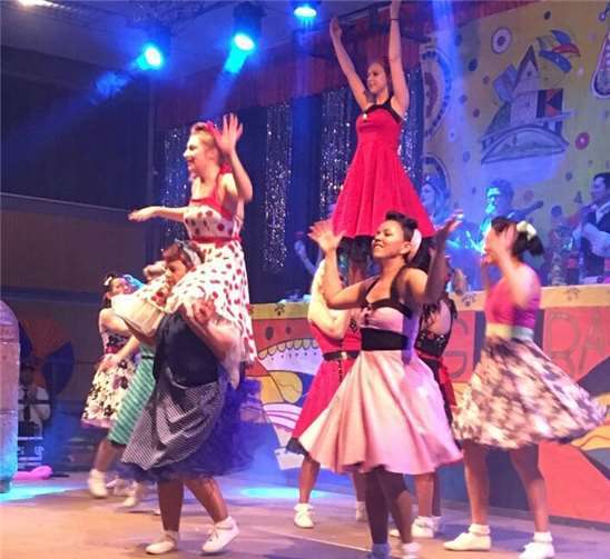 Die Showtanzgruppe Hot Chocolate zeigte eine tolle Tanzdarbietung. Privat