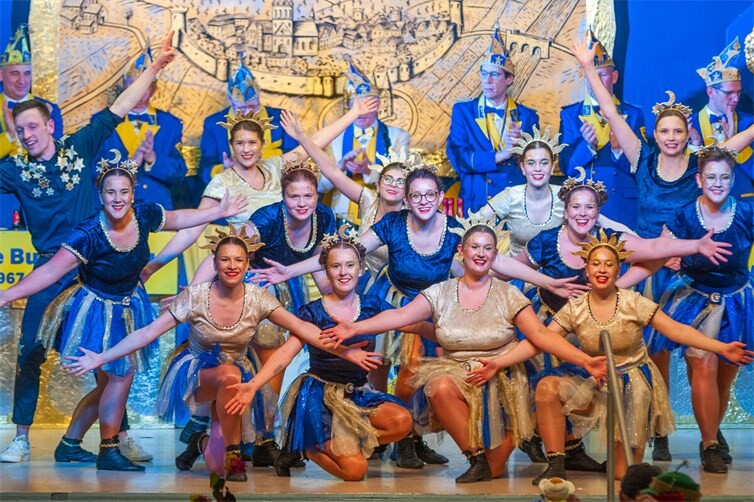 Die Showtanzgruppe der Närrischen Buben