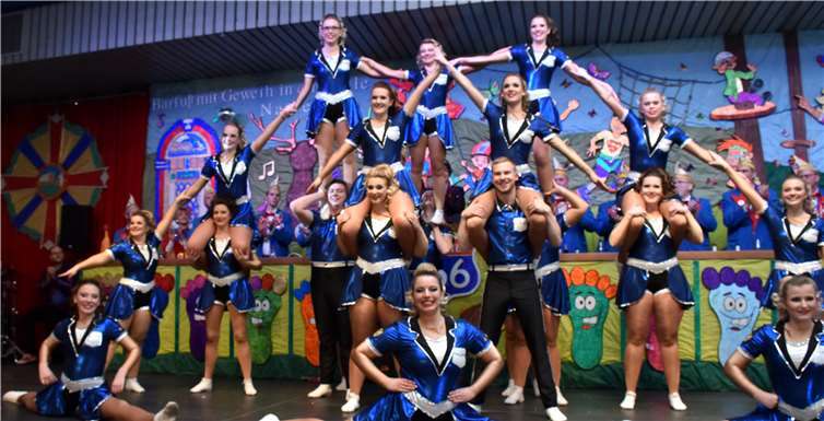 Die Showtanzgruppe der Prinzengarde wurde Deutscher Meister in der Kategorie Gemischte Formationen im Schautanz.