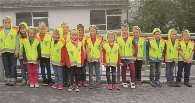 Die Sicherheitswesten wurden nach neuesten Sicherheitsstandards konzipiert.privat