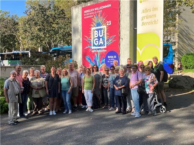 Die Siedlergemeinschaft auf der BUGA. Quelle: Siedlergemeinschaft St. Martin