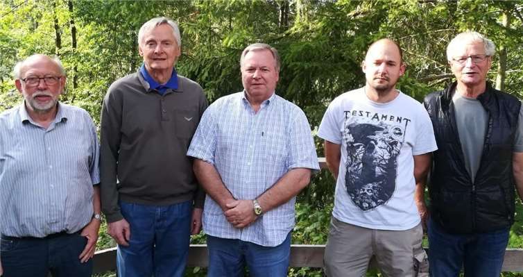 Die Sieger : Bernd Eisbach - Johannes Sczech - Klaus Daniels - Markus Schäfer - Johannes Krämer. Foto: Privat