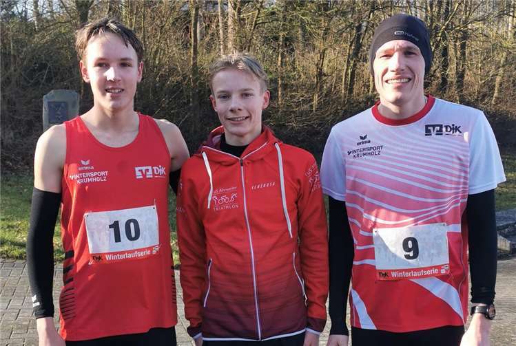 Die Sieger der 4 km. Foto: privat