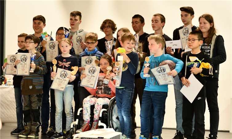 Die Sieger der Altersklassen.Quelle: PSD Bank