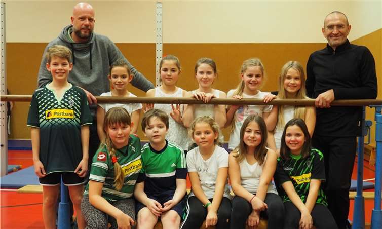 Die Sieger der Balkenstufe vier.privat